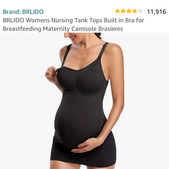 Maternity Nursing Tank Tops Set of 3 - Picture 2 of 4